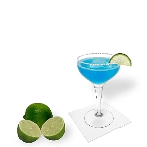Eine weitere grossartige Option für Blue Margarita, eine Cocktailschale.