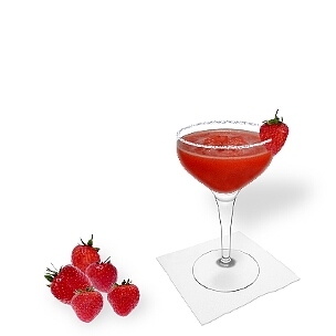Eine weitere grossartige Option für Frozen Strawberry Margarita ist die Cocktailschale.