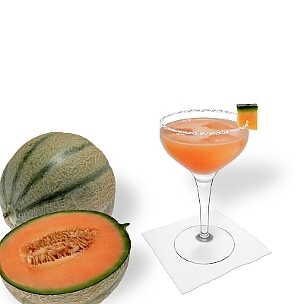 Eine weitere grossartige Option für Melonen Margarita, eine Cocktailschale.
