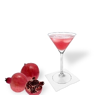 Für einen Zucker oder Salzrand ist das Martini-Glas mit seinem langen und dünnen Glasrand ideal.